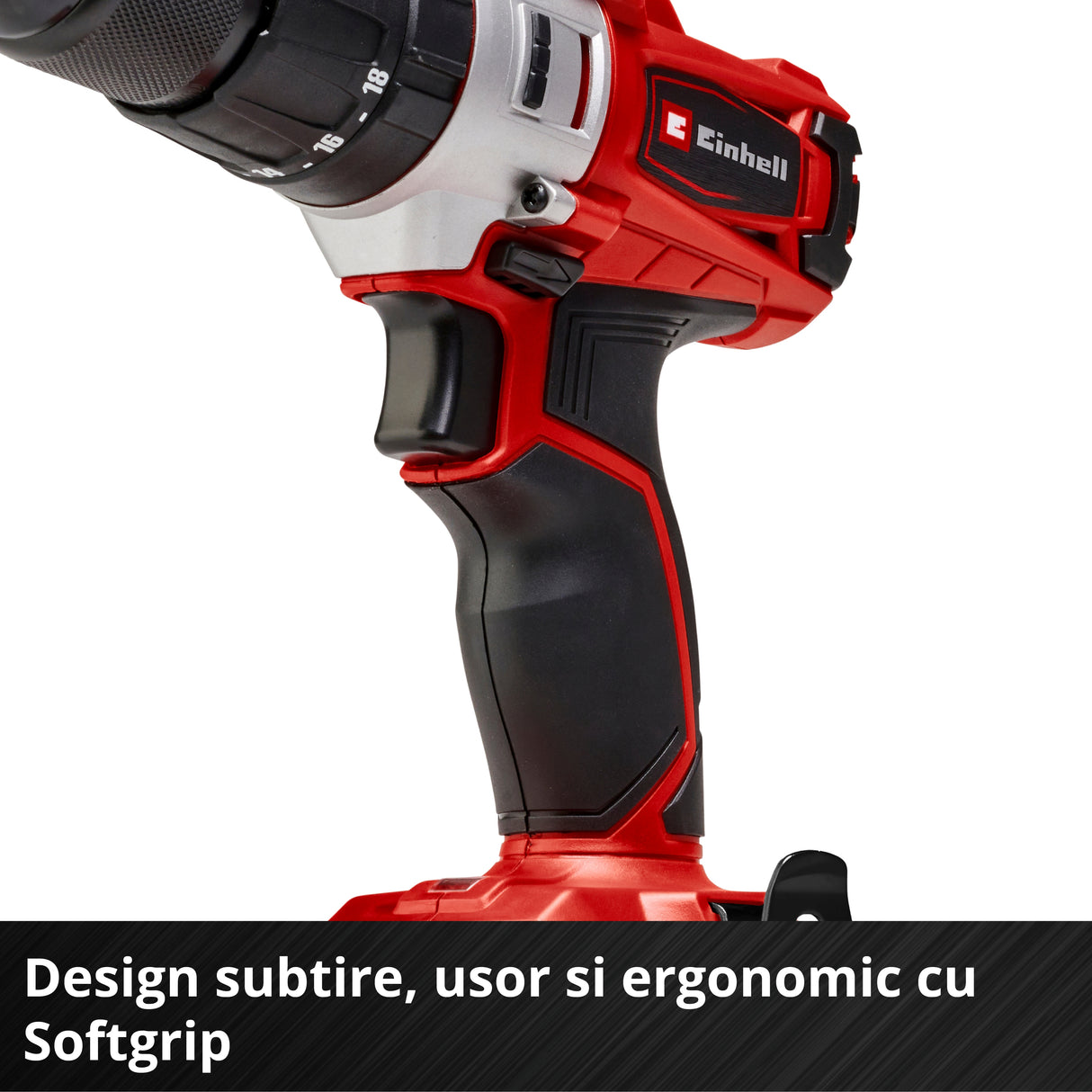 Einhell akkus ütvefúró-csavarozó TE-CD 18/2 Li-i +64, 2x2.0 Ah Power X-Change, Li-ion, 18 V, 44 Nm, 2 sebességes hajtómű, 2.0 Ah akkumulátorral, gyorstöltővel és 64 darabos tartozékkészlettel