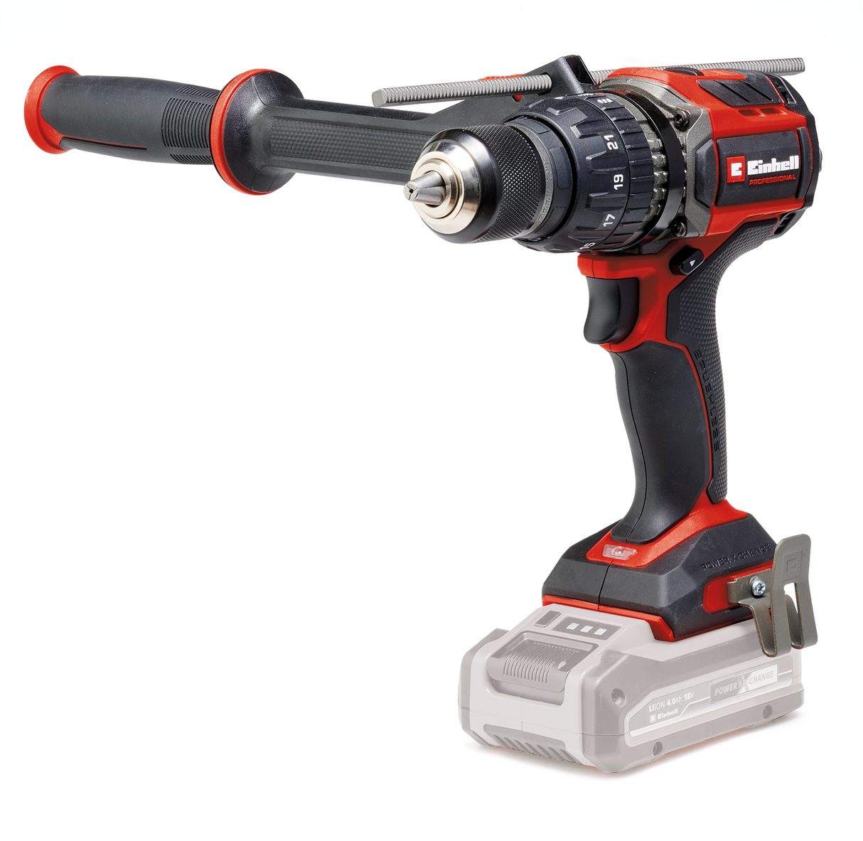 Einhell Professional TP-CD 18/120 Li-i BL-Solo Power X-Change akkus ütvefúró-csavarozó (18 V, szénkefe nélküli, 120 Nm, kalapácsfunkció, 13 mm-es tokmány, 2 sebességfokozat, akkumulátor nélkül)
