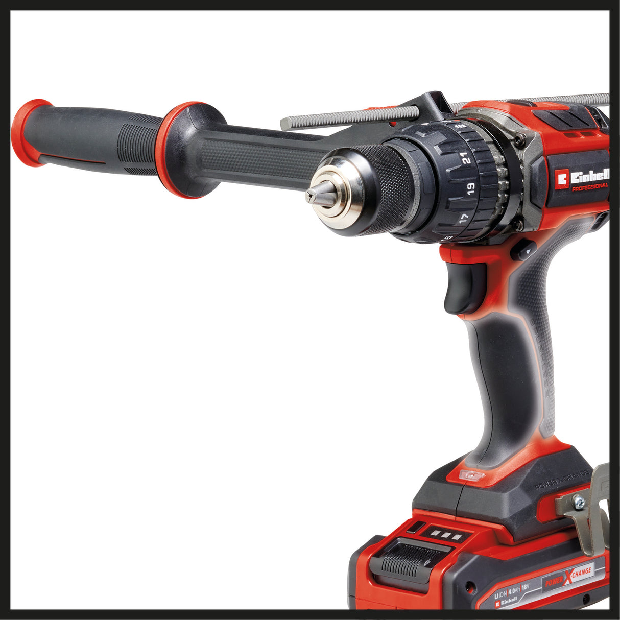 Einhell Professional TP-CD 18/120 Li-i BL-Solo Power X-Change akkus ütvefúró-csavarozó (18 V, szénkefe nélküli, 120 Nm, kalapácsfunkció, 13 mm-es tokmány, 2 sebességfokozat, akkumulátor nélkül)