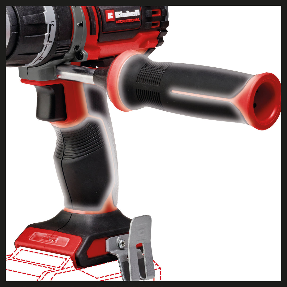 Einhell Professional TP-CD 18/70 Li-i BL akkus ütvefúró - Solo (18 V, szénkefe nélküli, 70 Nm, ütőfunkció, 13 mm-es tokmány, 2 sebességfokozat, akkumulátor nélkül)