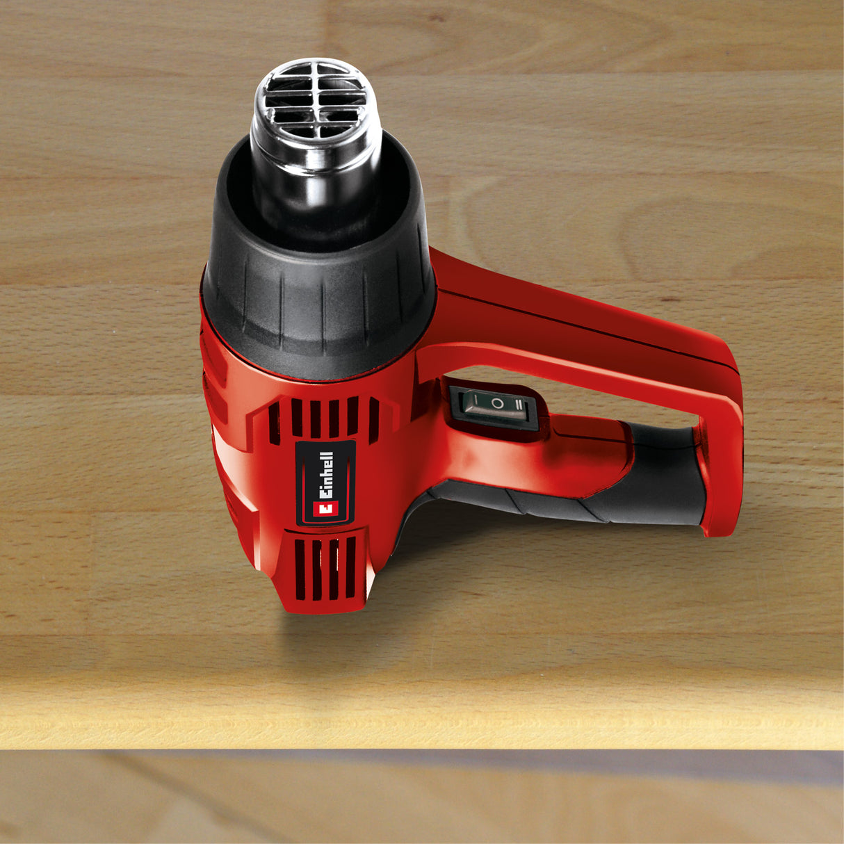Einhell TC-HA 2000/1 hőlégfúvó, 2000 W, 2 hőmérsékleti fokozat 350°C/550°C, 2 teljesítményszint, túlmelegedés elleni védelem, 2 tartozék mellékelve