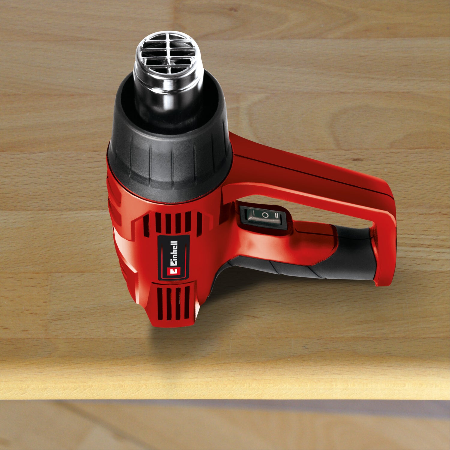 Einhell TC-HA 2000/1 hőlégfúvó, 2000 W, 2 hőmérsékleti fokozat 350°C/550°C, 2 teljesítményszint, túlmelegedés elleni védelem, 2 tartozék mellékelve