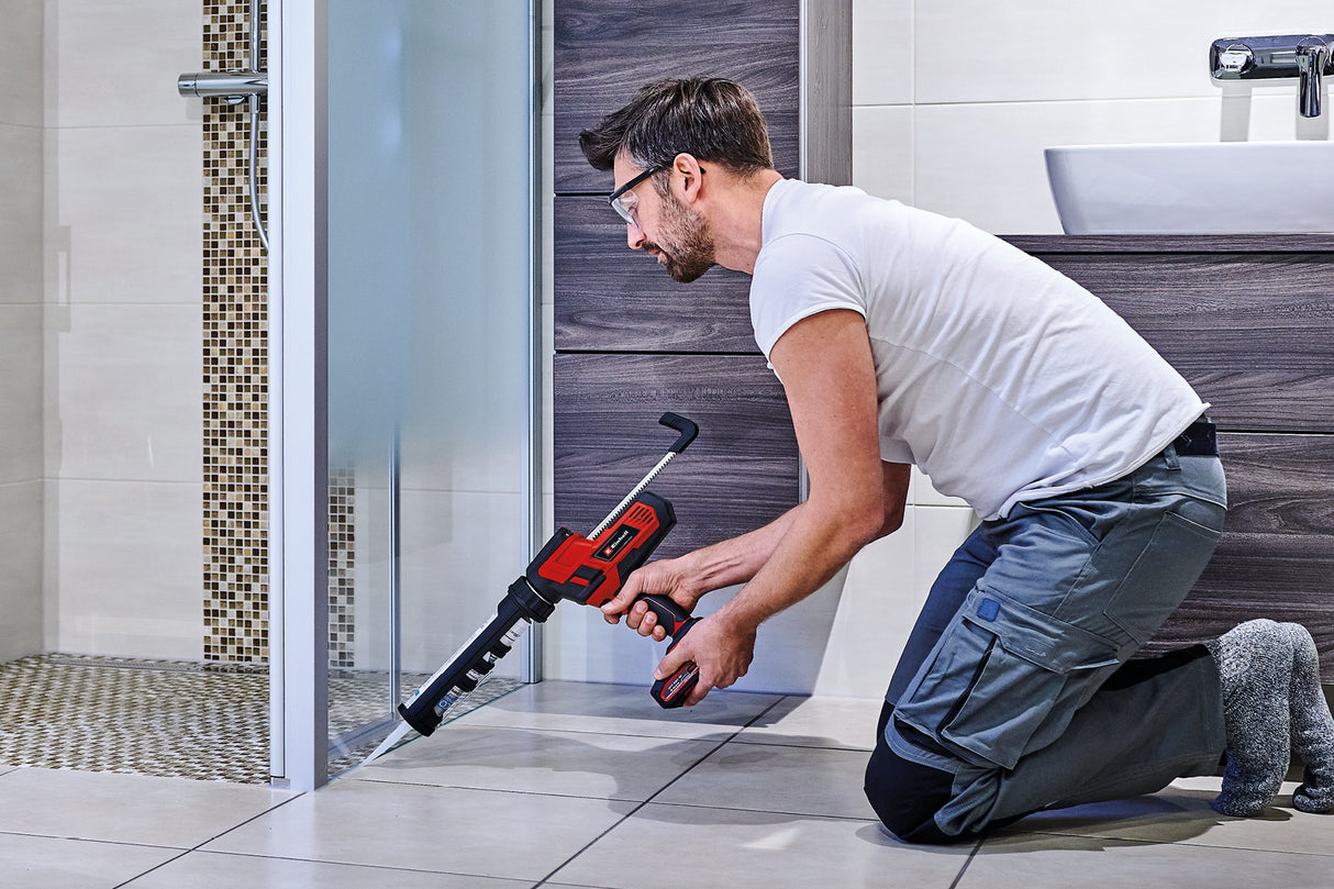 Einhell TE-SG 18/10 Li-Solo Power X-Change akkus szilikon pisztoly (18 V, 310 ml-es tubusokhoz, akár 2000 N, állítható sebesség, akkumulátor nélkül)