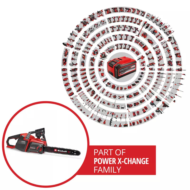 Drujba pe acumulator Einhell Professional GP-LC 36/40 Li BL-Solo,36 V, lungime taiere 38 cm, brushless, viteza lant 19 m/s, ungere automata lant, fara baterie - imagine 2