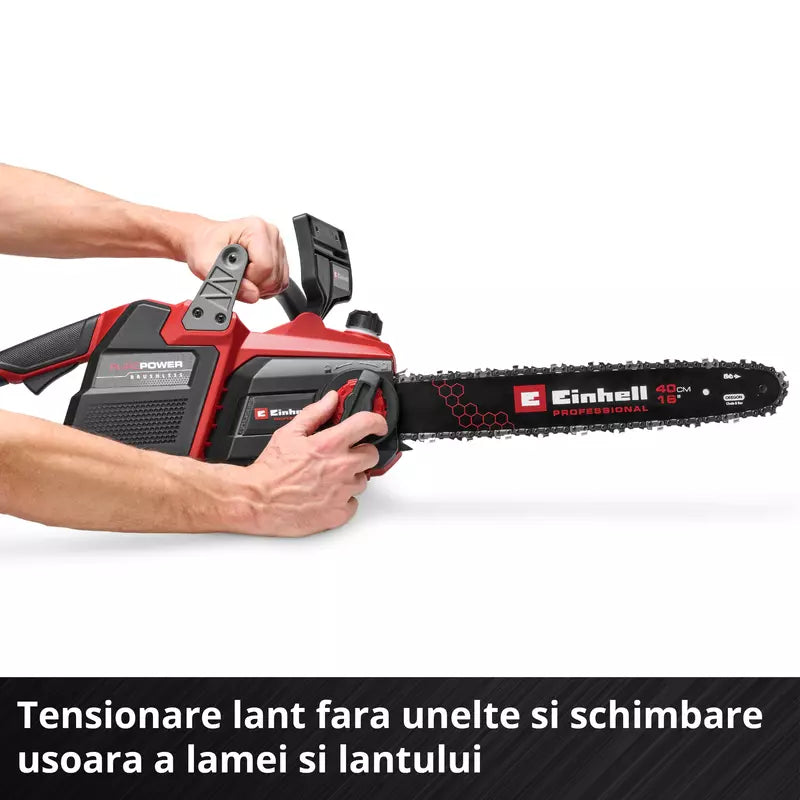 Drujba pe acumulator Einhell Professional GP-LC 36/40 Li BL-Solo,36 V, lungime taiere 38 cm, brushless, viteza lant 19 m/s, ungere automata lant, fara baterie - imagine 8