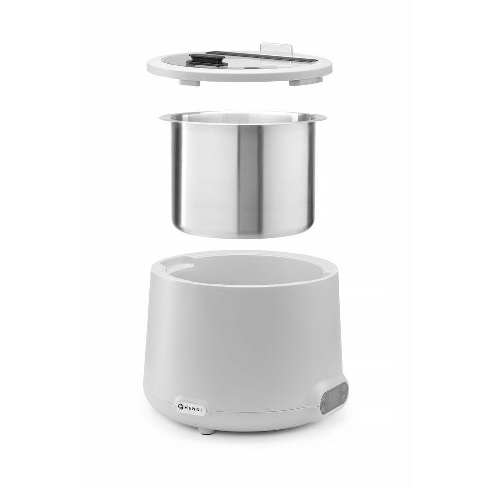 Supiera UNIQ, Hendi, 8L, Alb, 220-240V/500W, ø366x(H)325mm