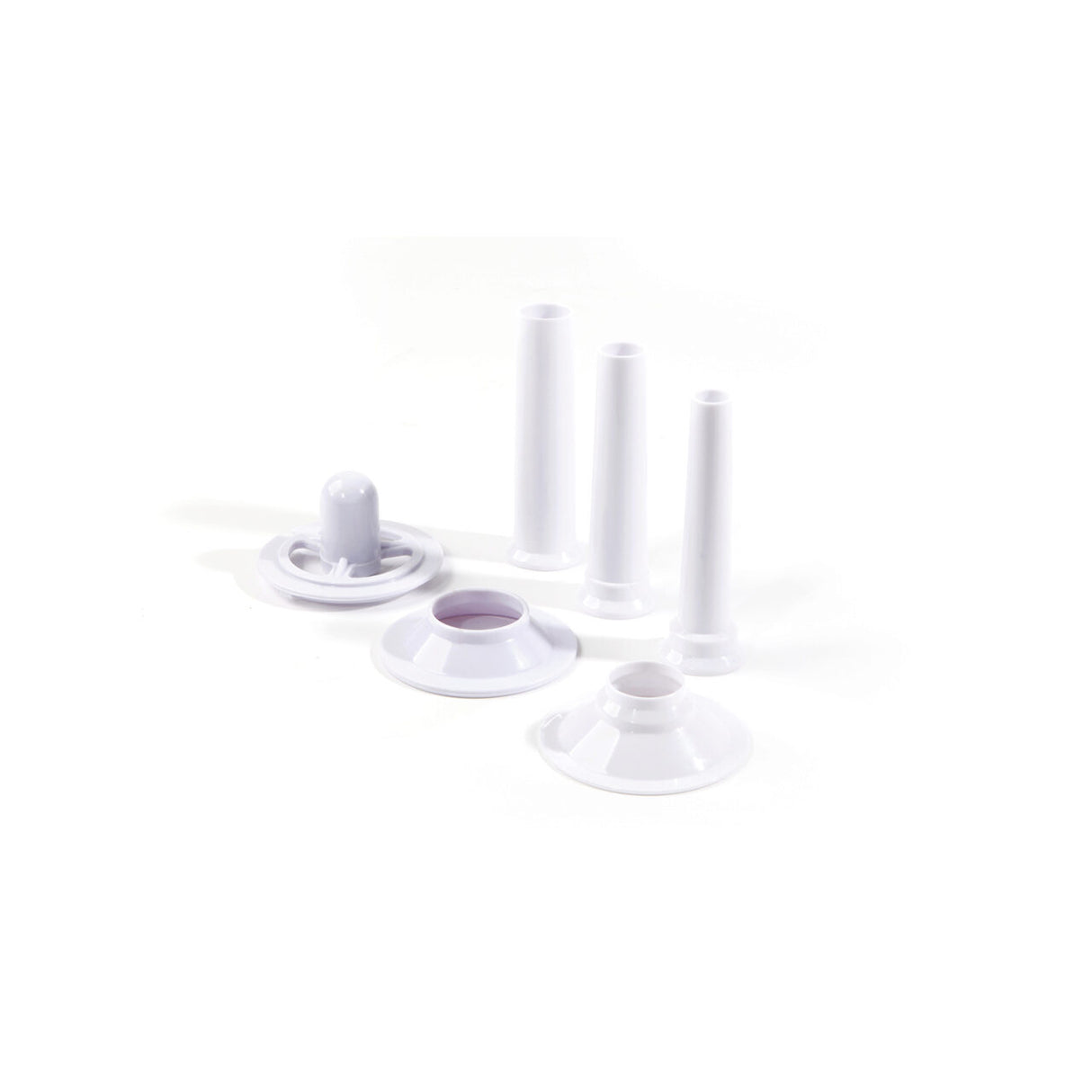 Masina de tocat carne, 2 discuri taiere incluse 4 si 7 mm, 3 accesorii umplere carnati 12, 15, 20 mm, Hendi 198, corp aluminiu, palnie fonta, 400W