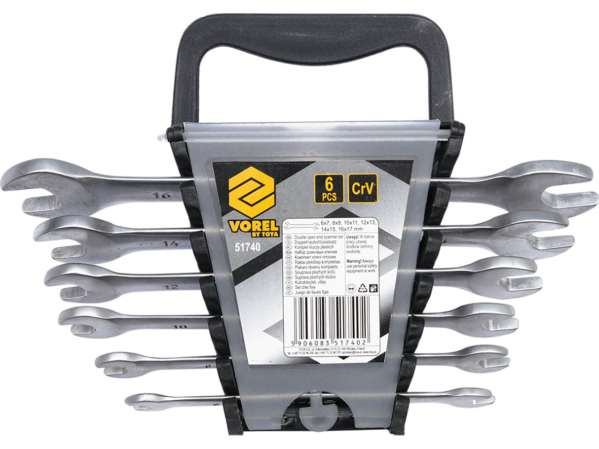 SET CHEI FIXE VOREL 51740 SATINATE, 6 BUC, 6-17MM