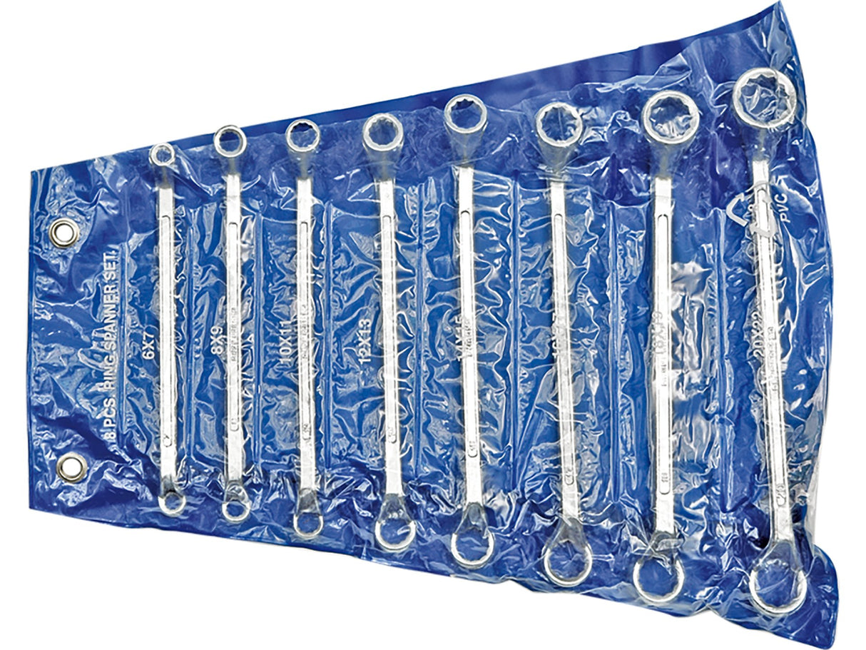 8 DARABOS NÉVTELEN 52580 CSŐKULCS KÉSZLET KÖNYÖKKEL 6-22 MM