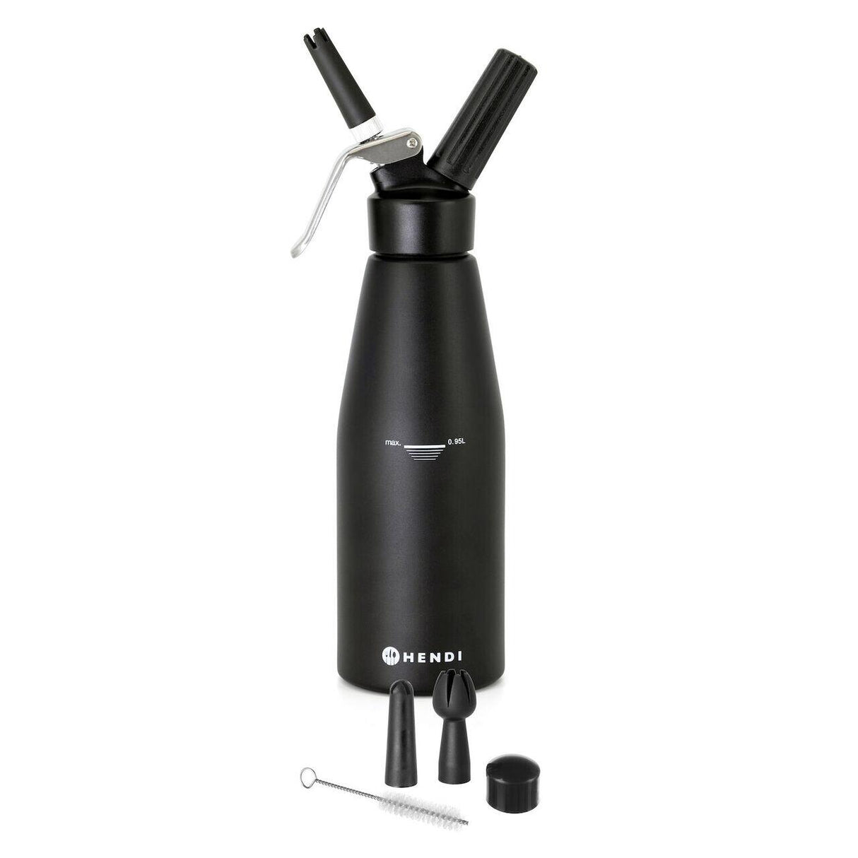 Aparat / sifon frisca, Kitchen Line, 0,95L, Negru, ø95x(H)320mm
