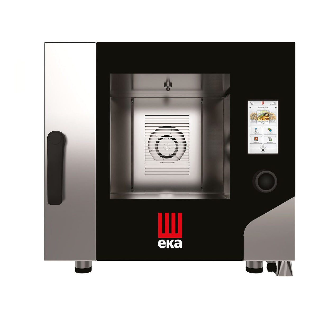 Cuptor gastronomie Millennial Touch Screen Gastro, cu sistem de spălare automată, capacitate 5 tavi GN1/1, Tecnoeka, 400V/7800W, 730x849x(H)700mm