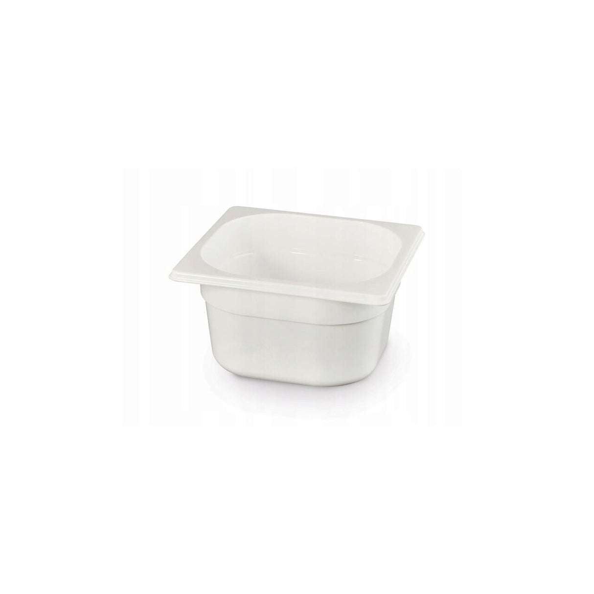 Tava gastronorm GN 1/6 din policarbonat, Hendi, 1.6 litri, 176x162x100(h)mm rezistenta la temperaturi -40 pana la 110 C