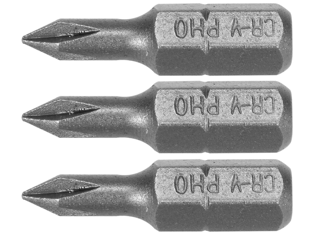 3 bites készlet STHOR 65451 1/4" PH0X25MM