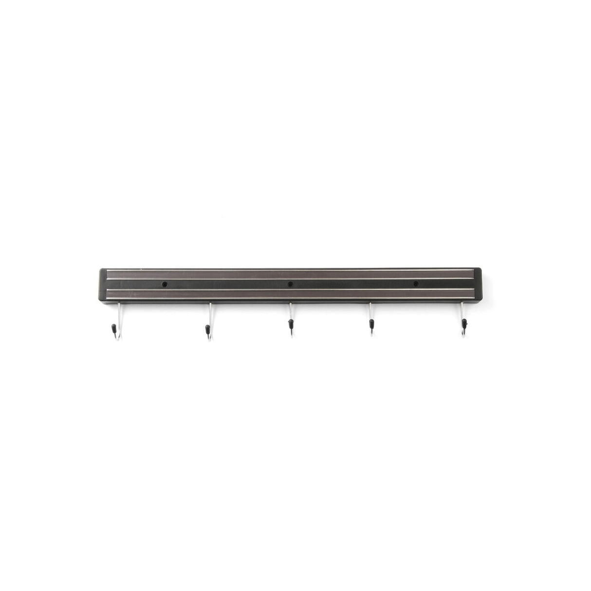 Suport magnetic pentru cutite, 60 cm, cu 6 carlige agatare, Hendi
