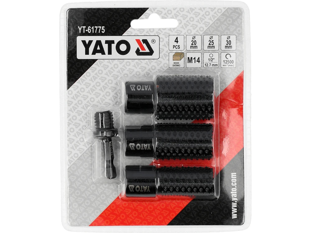 4 db-os hengeres favágó készlet Yato YT-61775
