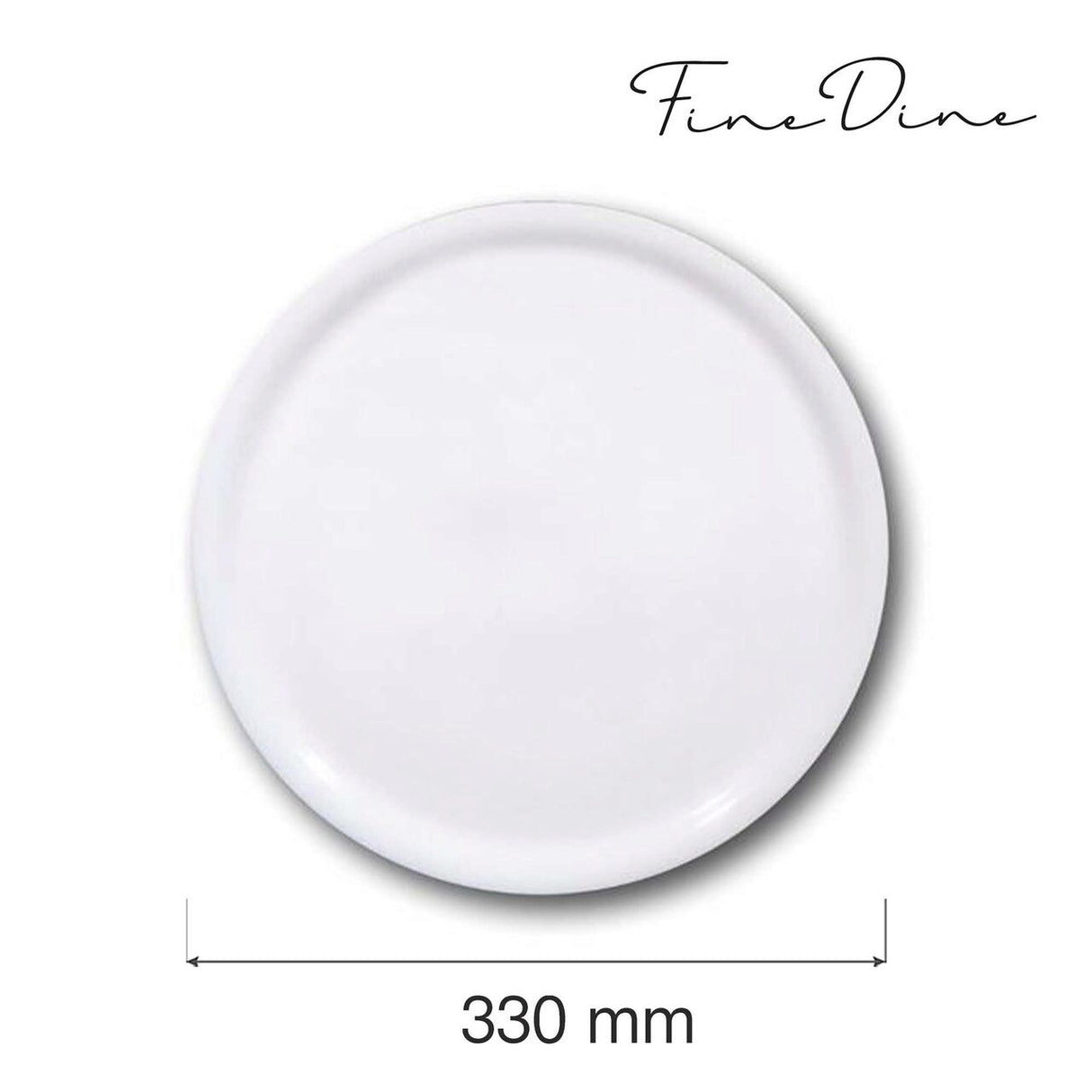 Farfurie Hendi pentru pizza, portelan durabil rezistent la temperaturi, diametru 330 mm