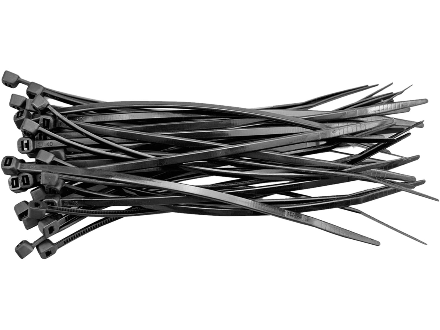 COLIERE DIN PLASTIC VOREL 73895 290X3.6MM, 100 BUC, NEGRU