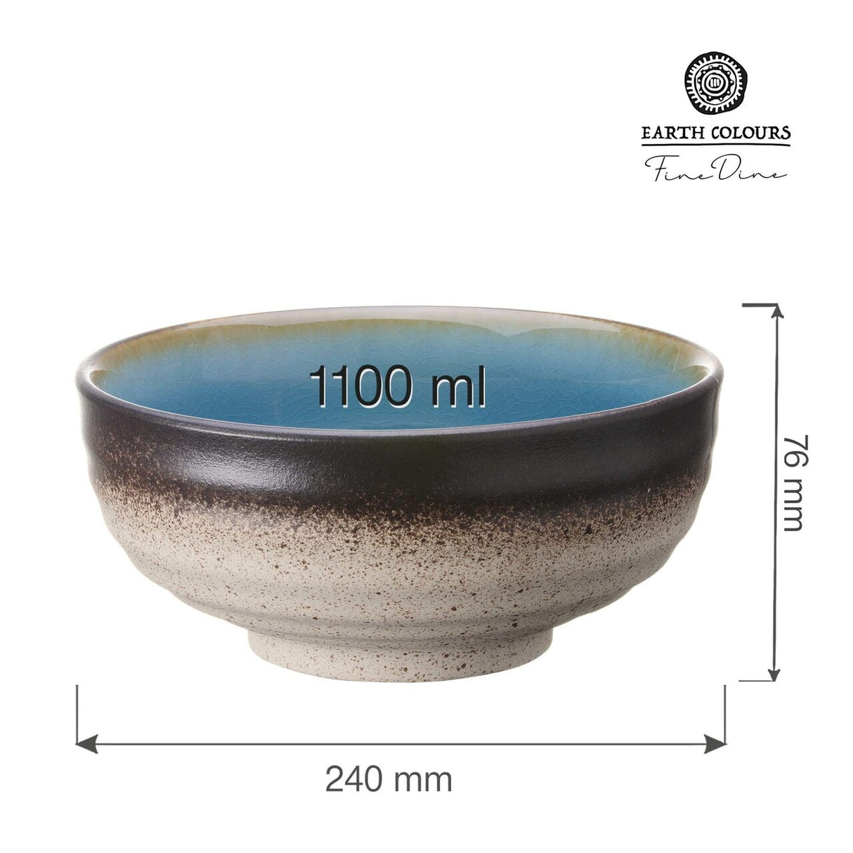 Bol rotund Azure, 240mm Fine Dine