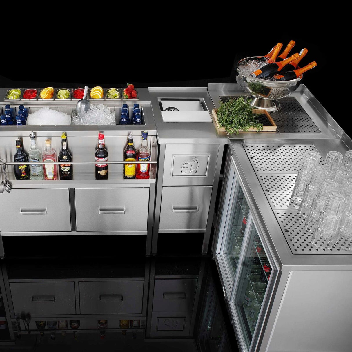 Masă de bar model Oxygen, structură rezistentă, 1000 mm Barmatic
