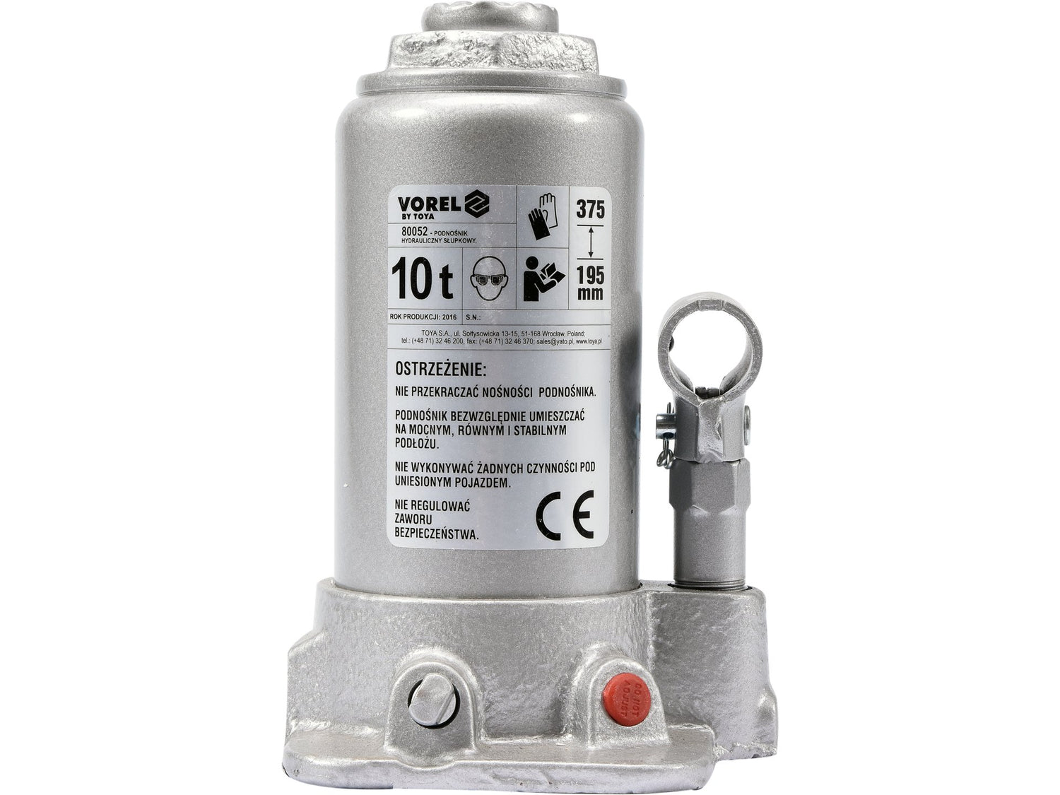 HIDRAULIKUS EMLŐ 10T VOREL 80052