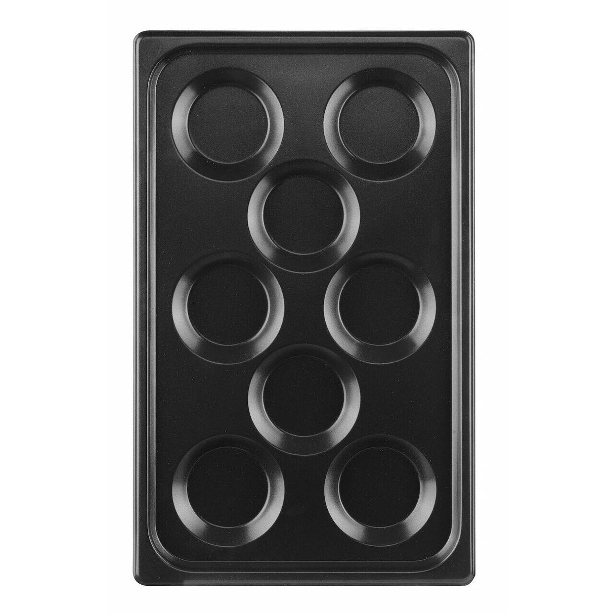 Tava pentru oua, cu invelis antiaderent CONVECTOMAT EGGPLATE, HENDI, GN 1/1, Negru, 530x325x(H)26mm