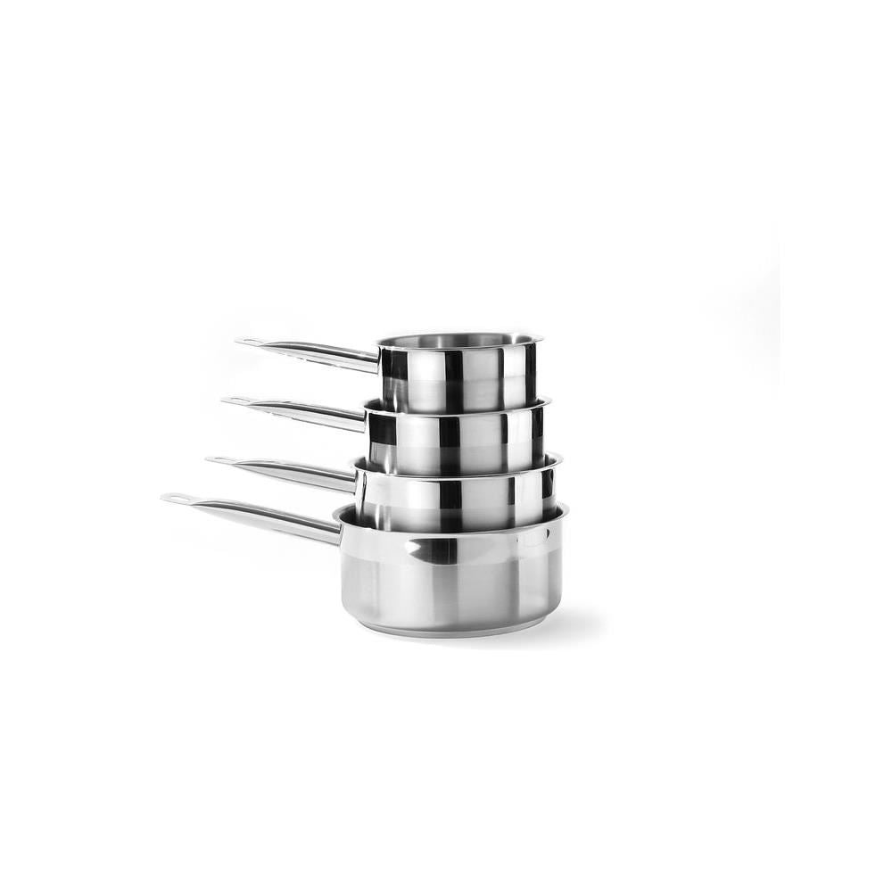 Cratita cu coada, 2 Lit ,18 x(cm diametru x 8 cm inaltime, inox, gama Hendi Profi Line