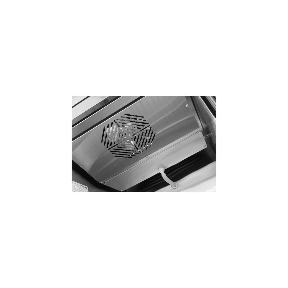 Frigider profesional Hendi Profi Line cu 2 usi 900 L 1200x740x(H)1950 mm otel inoxidabil -2?/8?C 400 W 6 rafturi 525x530mm incluse, Clasa energetica C
