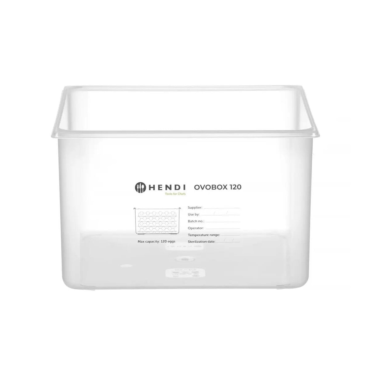 OVOBOX 120 HENDI - recipient oua GN2/3 + 8 tavi pentru oua, 18L, 355x325x(H)200mm