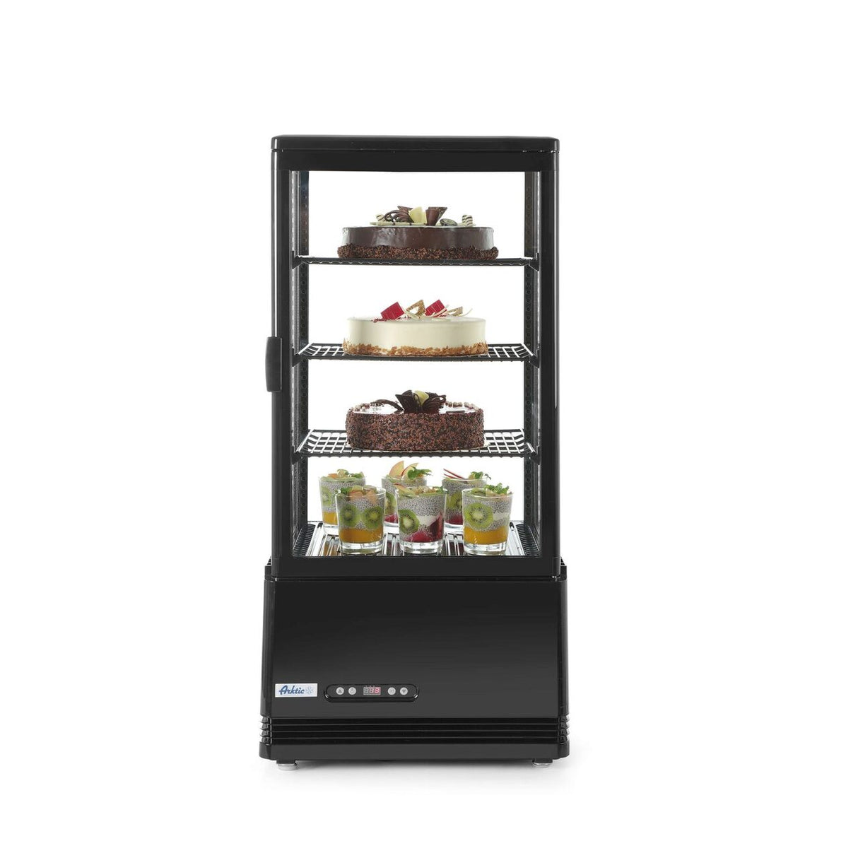 Vitrina de prezentare 78 L (neagra) - 230 V, 170 W, 452X406X (H)966 mm