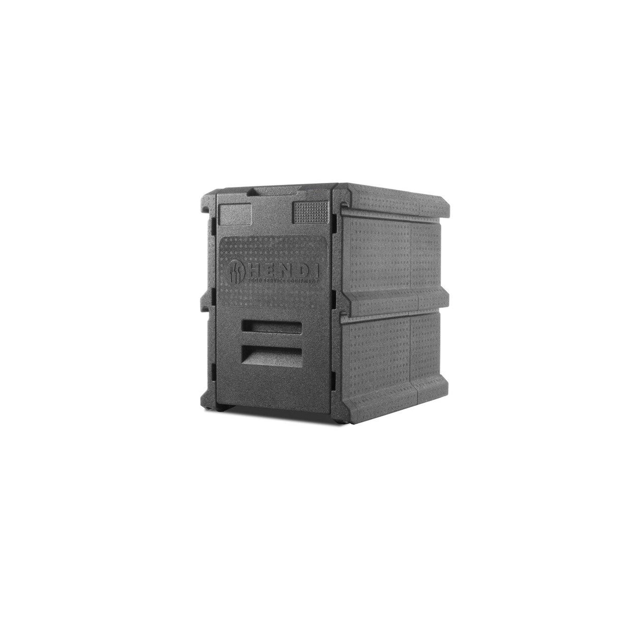 Cutie termoizolanta cu capac, 128 litri, tip thermobox, Hendi, ideala pentru transport catering, 9x 600x400 mm