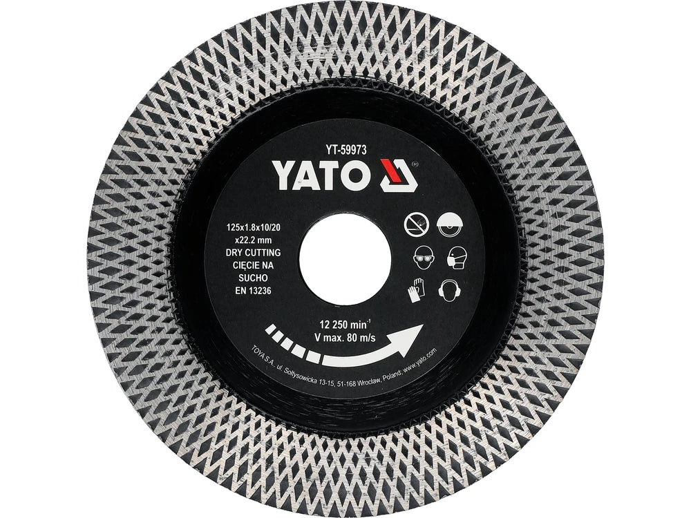 DISC PENTRU CERAMICA 125MM Yato YT-59973