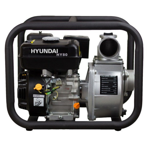 Motopompa ape curate HYUNDAI HY80 , 3" ,Senzor lipsa ulei , 7.0 CP , motor 4 timpi , 1000 l/min