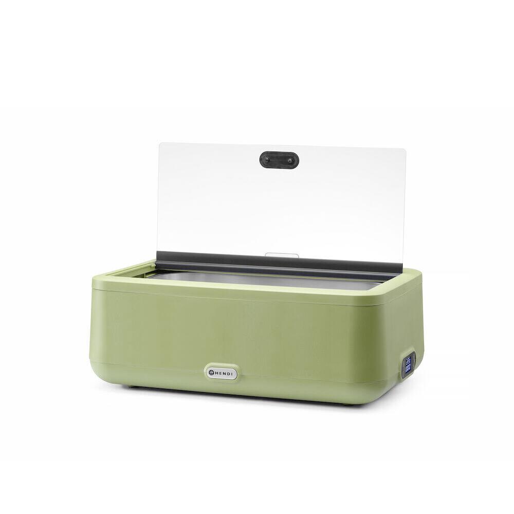 Chafing dish electric UNIQ, HENDI, GN 1/1, Verde, 220-240V/700W, 607x402x(H)250mm