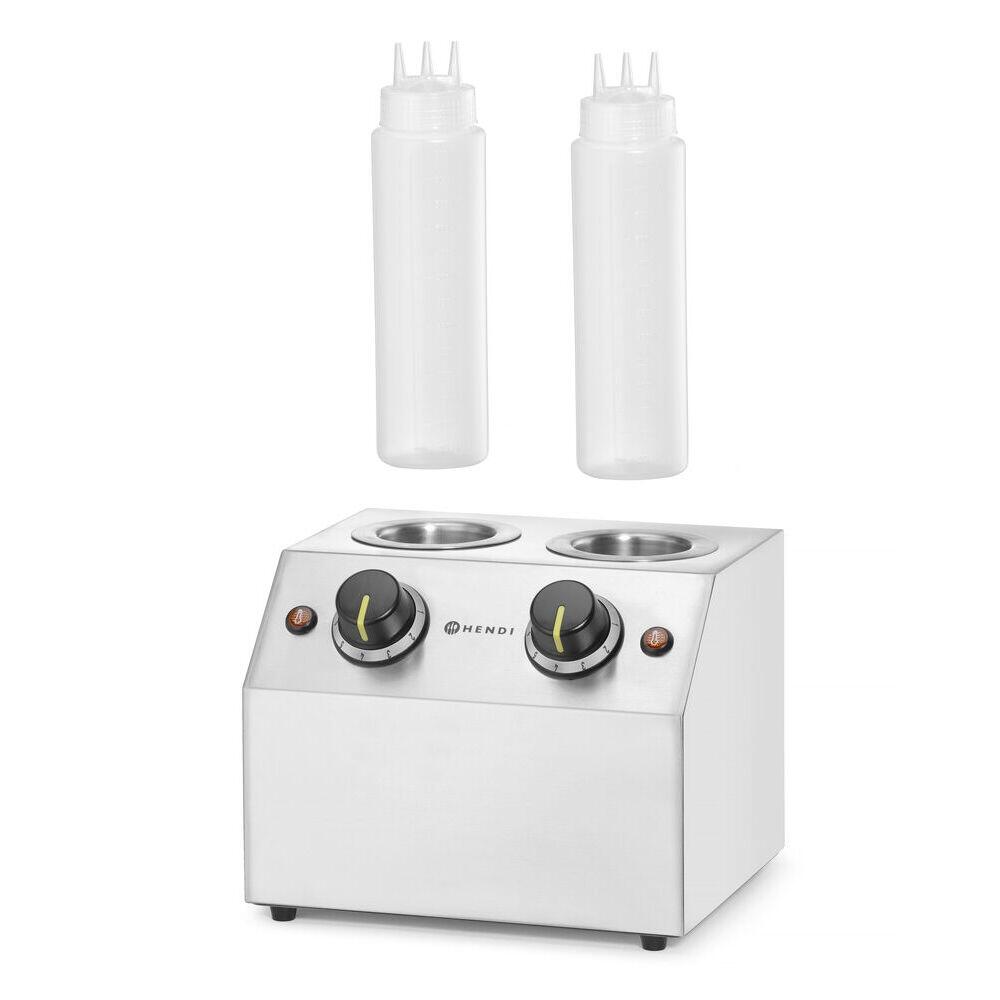 Incalzitor de ciocolata dublu 2x 650 ml , 30-85c, 230V 400W 270x223x(h)282