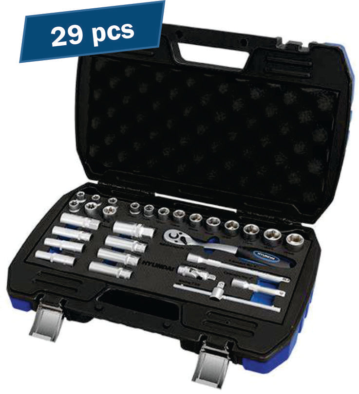 Set 29 chei tubulare 3/8 HYUNDAI HY-59652