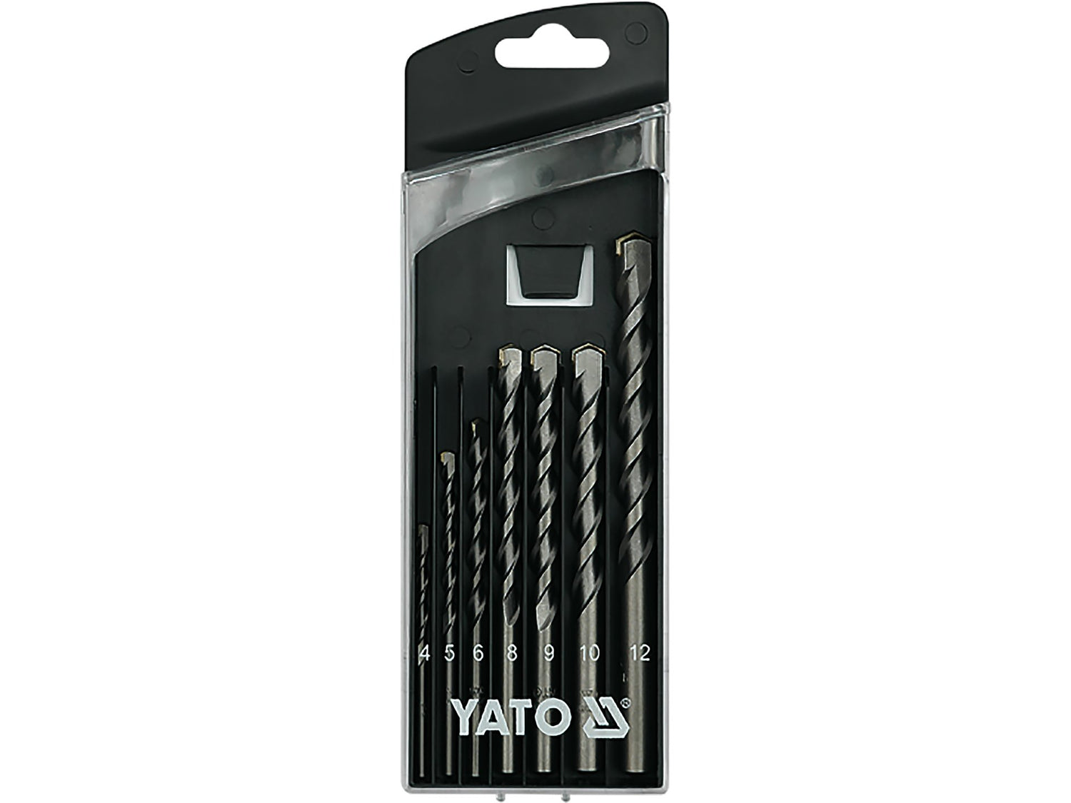 SET BURGHIE BETON, YATO YT-4390 7 BUC, 4-12MM