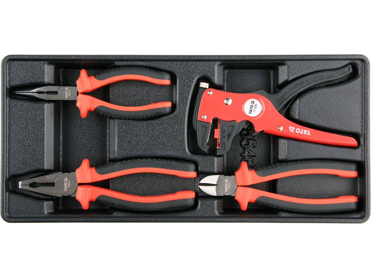 YATO YT-55464 SZERSZÁMSZEKRÉNY FOGÓ BETÉT, 4 DB