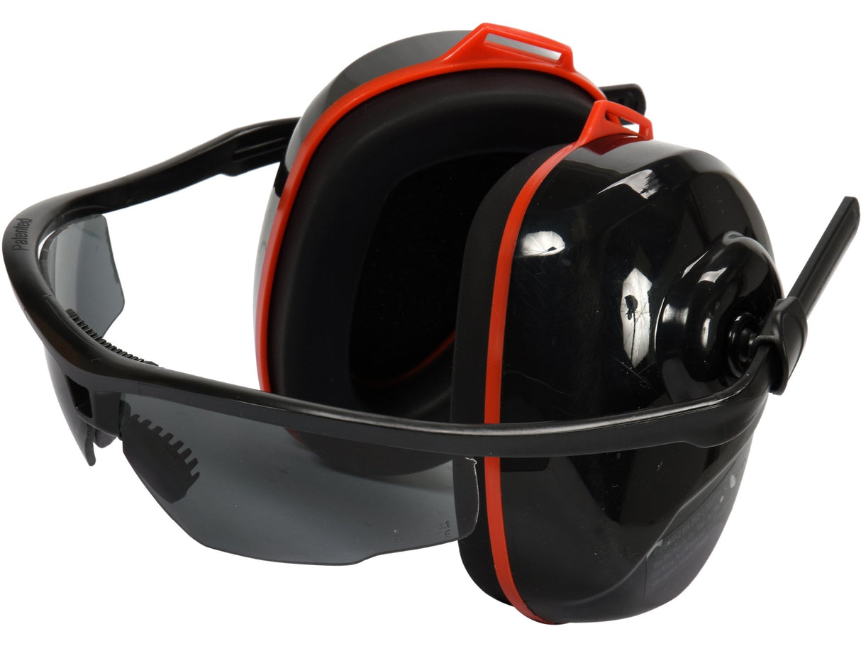 CASTI ANTIFONICE, CU YATO YT-74635 OCHELARI PROTECTIE INTEGRATI, LENTILA GRI