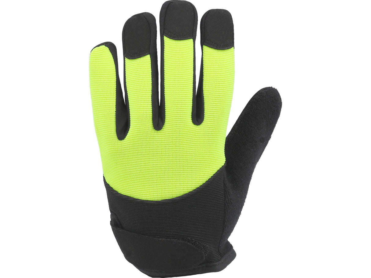 YATO YT-74654 SZINTETIKUS BŐR MUNKAKESSZTYŰ, SÁRGA/FEKETE, 8-AS MÉRET