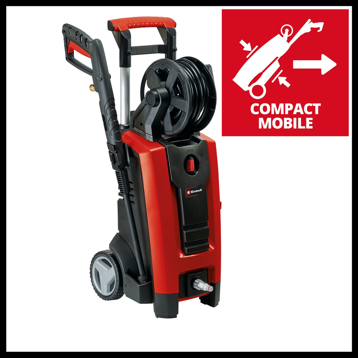 Aparat de curatat/spalat cu inalta presiune Einhell TE - HP 170 (2.300 W, max. 170 bar, sistem modular de cuplare rapida, incl. furtun de inalta presiune, pistol, lance, diverse duze, perie, rezervor de spalare Einhell - scule electrice si unelte profesionale - BricoMart
