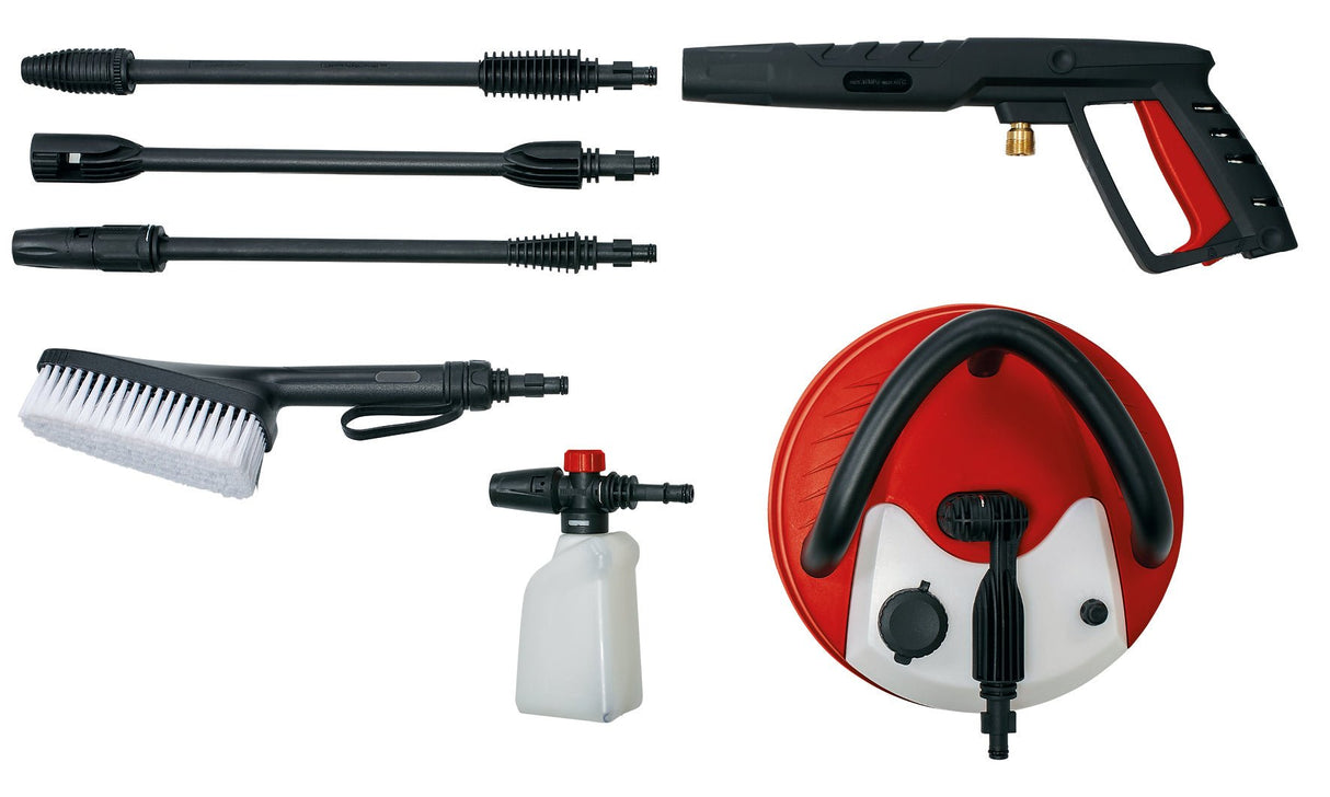 Aparat de curatat/spalat cu inalta presiune Einhell TE - HP 170 (2.300 W, max. 170 bar, sistem modular de cuplare rapida, incl. furtun de inalta presiune, pistol, lance, diverse duze, perie, rezervor de spalare Einhell - scule electrice si unelte profesionale - BricoMart