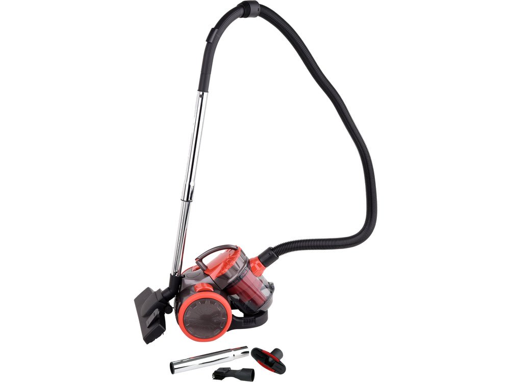 ASPIRATOR 700W, ROSU, 3 PERII Lund 67091 - Aspirator ciclonic, 240V, 5m, 7,8m Lund - scule electrice si unelte profesionale - BricoMart
