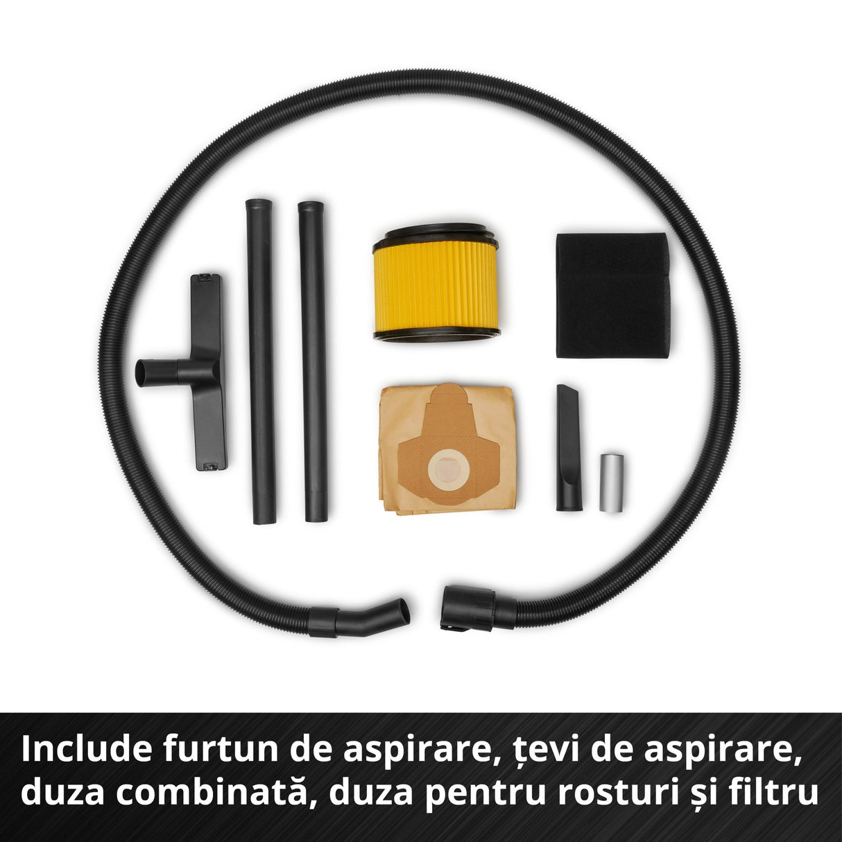 Aspirator umed - uscat Einhell TC - VC 3055 SA - cablu 3 m, maner transport, 900 W, 2000 W BricoMart - scule electrice si unelte profesionale - BricoMart
