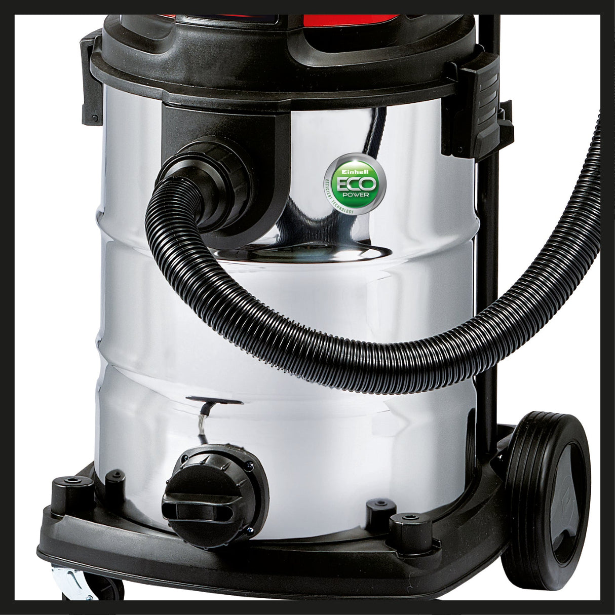 Aspirator umed/uscat Einhell TE - VC 2230 SA (tehnologie ECO, 1150 W, rezervor din otel inoxidabil, surub de scurgere a apei, racord de suflare pentru curatare prin suflare, regulator de aspiratie, suport pentru accesorii, inclusiv Einhell - scule electrice si unelte profesionale - BricoMart