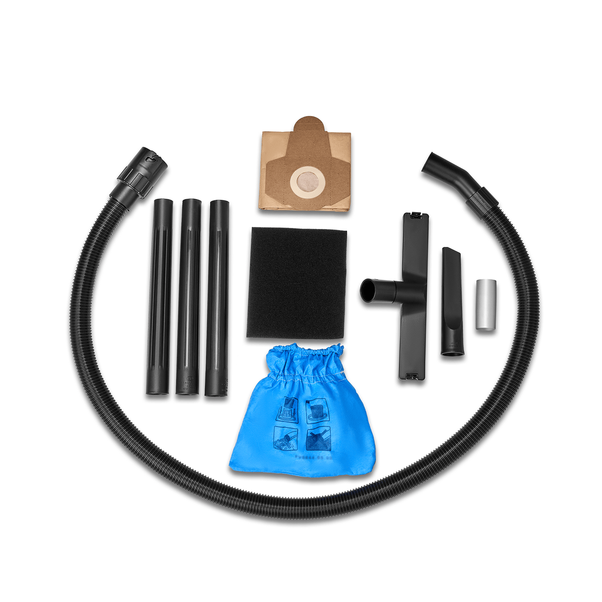 Aspirator umed/uscat pe acumulator Einhell TC - VC 18/15 Li - Solo Power X - Change (18 V, recipient 15 l, 4 role, suport pentru accesorii, incl. diverse filtre, fara acumulator Einhell - scule electrice si unelte profesionale - BricoMart
