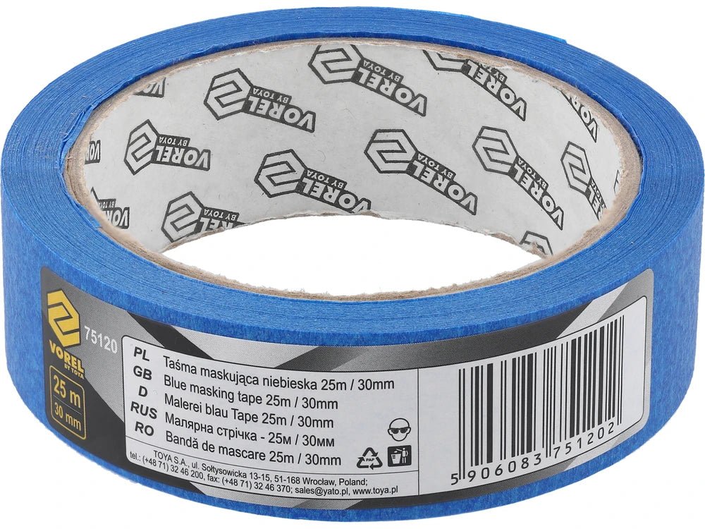 BANDA MASCARE, ALBASTRU, 25MX30MM Vorel 75120 Vorel - scule electrice si unelte profesionale - BricoMart