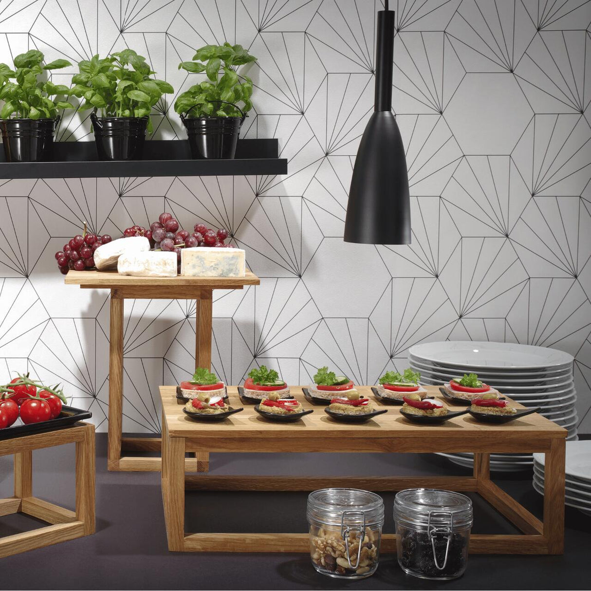 Baza cadru Madeira pentru tava GN 1/1, Fine Dine