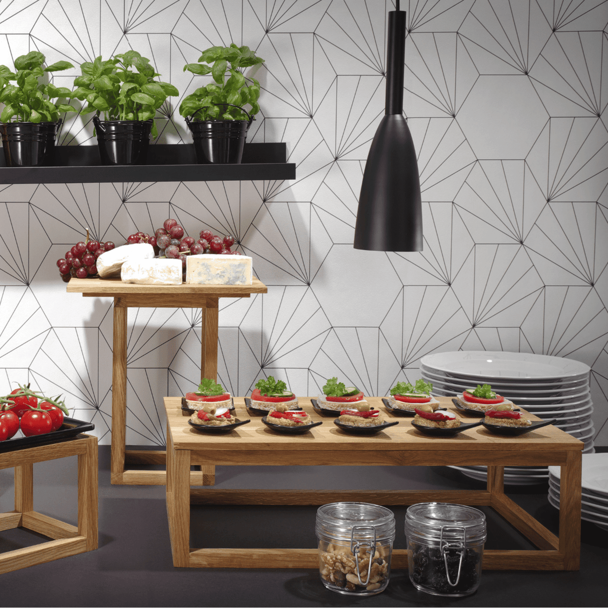 Baza cadru Madeira pentru tava GN 1/1, Fine Dine