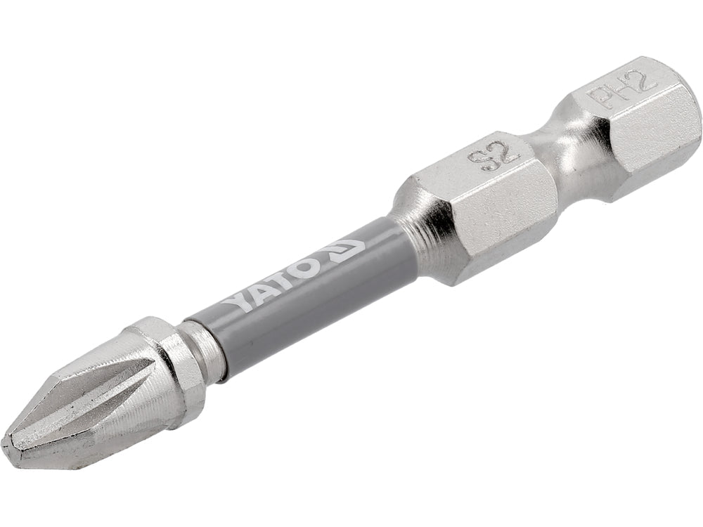 BITI 1/4 50MM PH2, 2 BUC, NI Yato YT - 78021 - 6.3 mm, 50 mm Yato - scule electrice si unelte profesionale - BricoMart