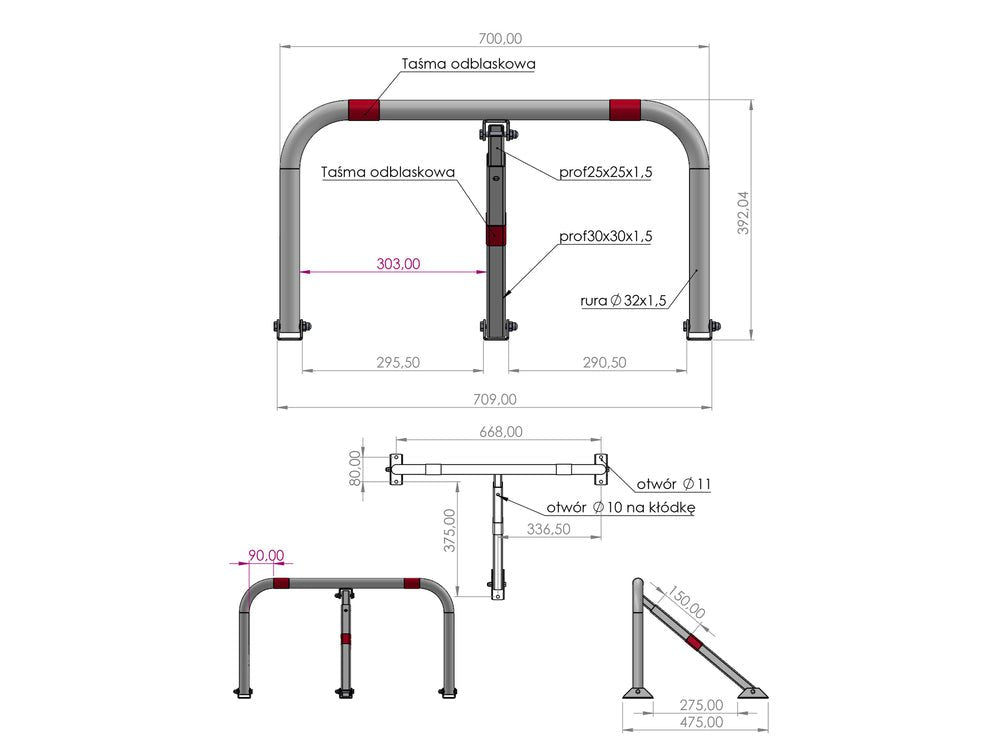 BLOCATOR PARCARE TIP POARTA Yato YT - 55753 Yato - scule electrice si unelte profesionale - BricoMart